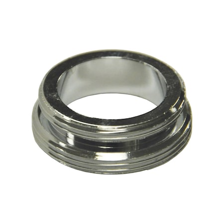 B & K Danco Male Thread 15/16 in.-27M x 55/64 in.-27M Chrome Aerator Adapter 9D00010520